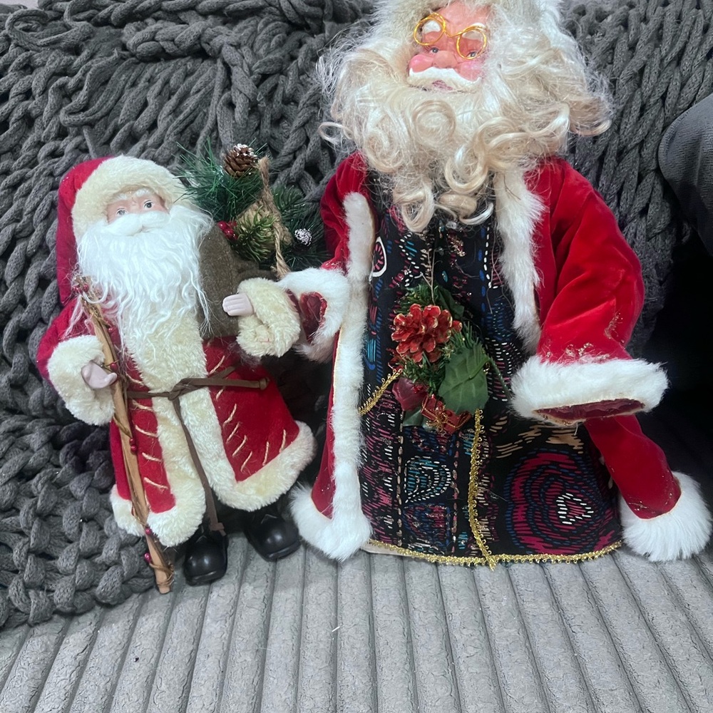 Tall Christmas Santa Claus Figures